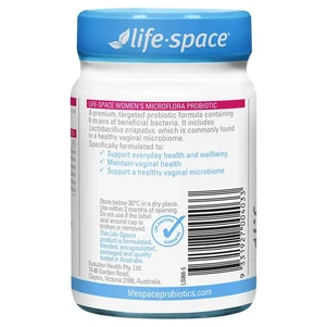 (PRE ORDER) Life-Space Womens Microflora Probiotic 60 Capsules shelf life 2yrs