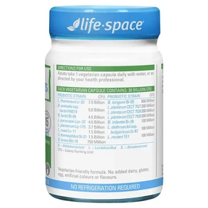 (PRE ORDER) Life-Space Probiotic For 60+ Years 60 Capsules shelf life 2yrs