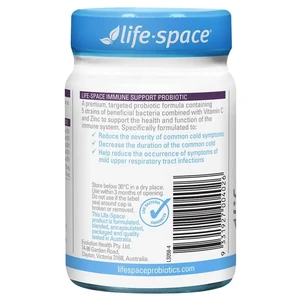 (PRE ORDER) Life-Space Immune Support Probiotic 60 Capsules shelf life 2yrs