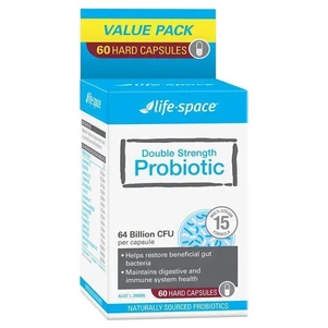 (PRE ORDER) Life-Space Double Strength Probiotic 60 Capsules Exclusive Size shelf life 2yrs