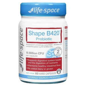 (PRE ORDER) Life-Space Shape B420 Probiotic 60 Capsules shelf life 2yrs