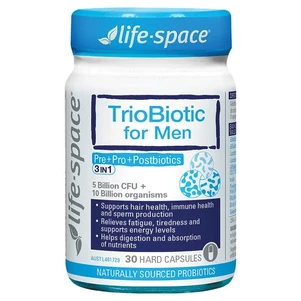 (PRE ORDER) Life-Space TrioBiotic for Men 30 Capsules shelf life 2yrs
