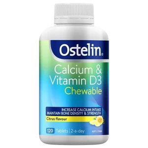 (PRE ORDER) Ostelin Vit D & Calcium 120 Chewable Tablets shelf life 2yrs