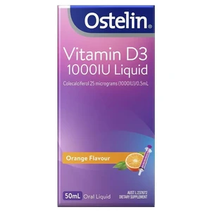 (PRE ORDER) Ostelin Vitamin D3 1000IU Liquid 50ml shelf life 2yrs