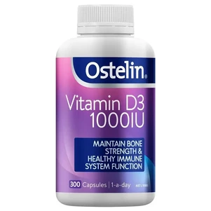 (PRE ORDER) Ostelin Vitamin D3 1000IU 300 Capsules Exclusive Size shelf life 2yrs