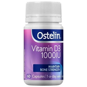 (PRE ORDER) Ostelin Vitamin D3 1000IU 60 Capsules shelf life 2yrs