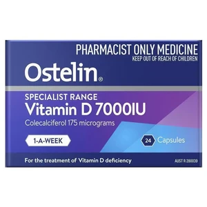 (PRE ORDER) Ostelin Vitamin D 7000IU 1-A-Week 24 Capsules (S3) shelf life 2yrs