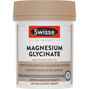 (PRE ORDER) Swisse Ultiboost Magnesium Glycinate 120 Tablets shelf life 2yrs