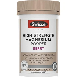 (PRE ORDER) Swisse High Strength Magnesium Powder Berry 180g shelf life 2yrs