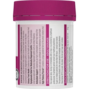 (PRE ORDER) Swisse Cranberry 90 Capsules shelf life 2yrs