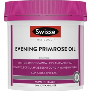 (PRE ORDER) Swisse Ultiboost Evening Primrose Oil 200 Capsules shelf life 2yrs