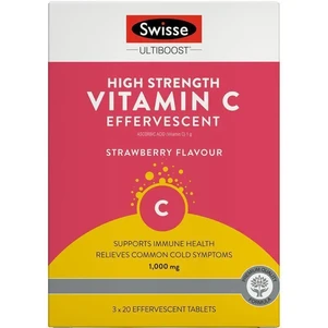 (PRE ORDER) Swisse Vitamin C 60 Effervescent Tablets shelf life 2yrs