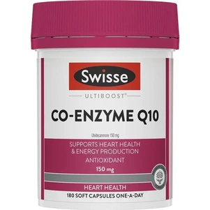 (PRE ORDER) Swisse Ultiboost Co Enzyme Q10 150mg 180 Capsules shelf life 2yrs