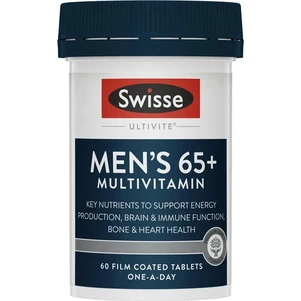 (PRE ORDER) Swisse Mens Multivitamin 65+ 60 Tablets shelf life 2yrs
