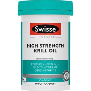 (PRE ORDER) Swisse High Strength Krill Oil 60 Capsules Exclusive Size shelf life 2yrs