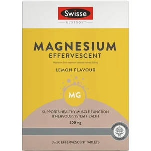 (PRE ORDER) Swisse Ultiboost Magnesium 300mg 60 Effervescent Tablets shelf life 2yrs