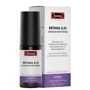 (PRE ORDER) Swisse Skincare Retinol 0.3% Advanced Night Serum 30ml shelf life 2yrs