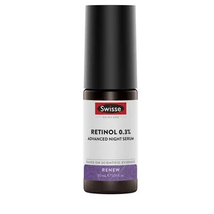 (PRE ORDER) Swisse Skincare Retinol 0.3% Advanced Night Serum 30ml shelf life 2yrs