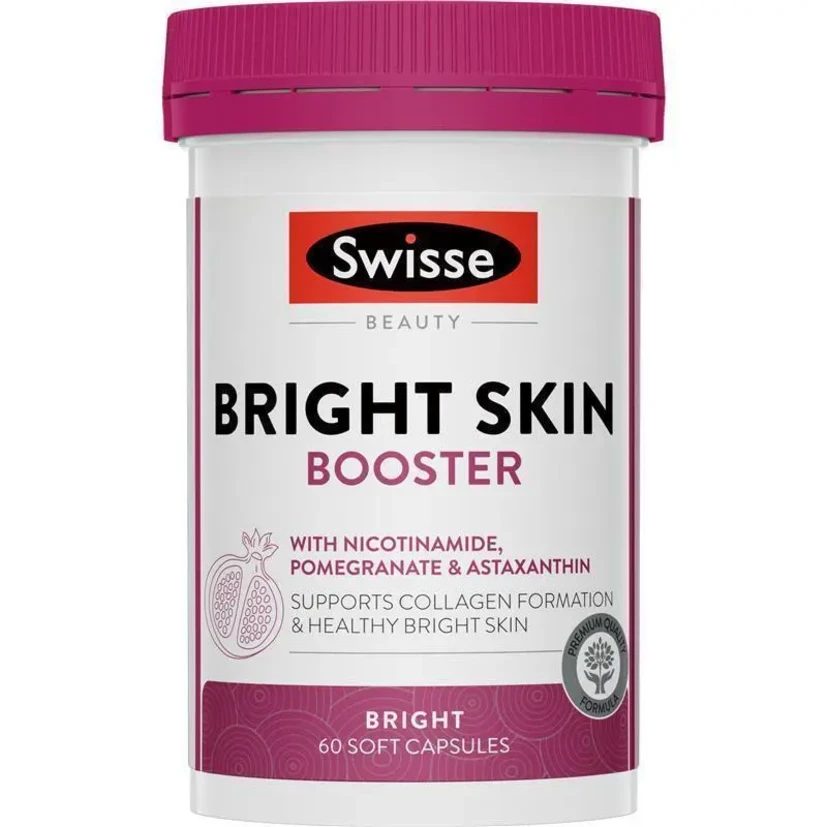 (PRE ORDER) Swisse Beauty Bright Skin 60 Capsules shelf life 2yrs