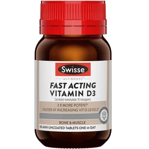 (PRE ORDER) Swisse Ultiboost Fast Acting Vitamin D3 90 Tablets shelf life 2yrs