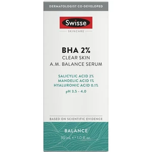 (PRE ORDER) Swisse Skincare BHA 2% Clear Skin AM Balance Serum 30ml shelf life 2yrs