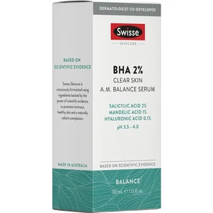 (PRE ORDER) Swisse Skincare BHA 2% Clear Skin AM Balance Serum 30ml shelf life 2yrs