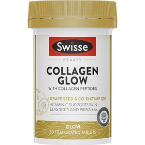 (PRE ORDER) Swisse Beauty Collagen Glow With Collagen Peptides 60 Tablets shelf life 2yrs