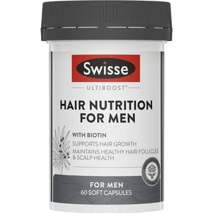 (PRE ORDER) Swisse Hair Nutrition For Men 60 Capsules shelf life 2yrs