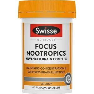 (PRE ORDER) Swisse Ultiboost Focus Nootropics 60 Tabs shelf life 2yrs