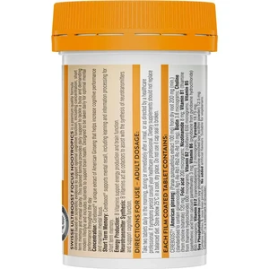 (PRE ORDER) Swisse Ultiboost Focus Nootropics 60 Tabs shelf life 2yrs