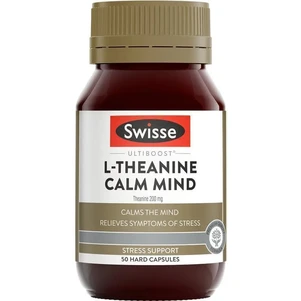 (PRE ORDER) Swisse Ultiboost L-Theanine Calm Mind 50 Capsules shelf life 2yrs