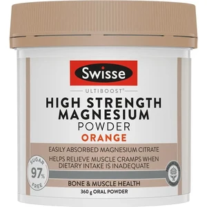 (PRE ORDER) Swisse Ultiboost High Strength Magnesium Powder Orange 360g shelf life 2yrs