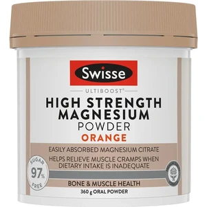 (PRE ORDER) Swisse Ultiboost High Strength Magnesium Powder Orange 360g shelf life 2yrs