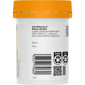 (PRE ORDER) Swisse Ultiboost Vitamin B1 250mg 60 Tablets shelf life 2yrs