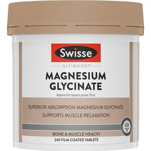 (PRE ORDER) Swisse Ultiboost Magnesium Glycinate 240 Tablets shelf life 2yrs