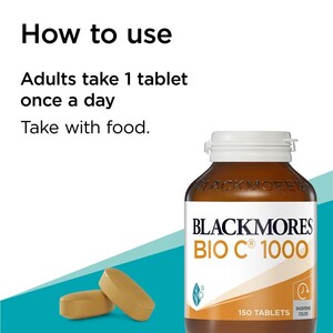 [PRE-ORDER] STRAIGHT FROM AUSTRALIA - Blackmores Bio C 1000mg Vitamin C Immune Support 150 Tablets