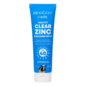 (PRE ORDER) Moogoo Baby & Child Baby Clear Zinc Sunscreen SPF 40 120g shelf life 2yrs