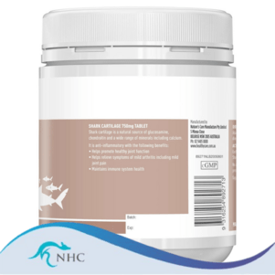 (PRE ORDER) Healthy Care Shark Cartilage 750mg 200 Tablets shelf life 2yrs