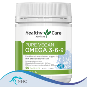(PRE-ORDER) Healthy Care Pure Vegan Omega 3-6-9 60 Capsules