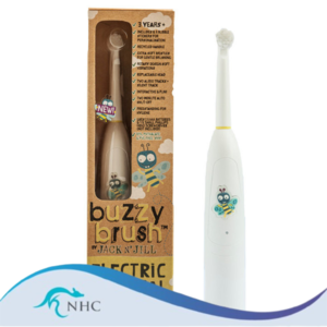 Jack N Jill Buzzy Brush Electric Musical Toothbrush with Replacement Heads 2pcs