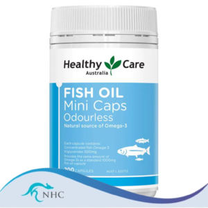 Healthy Care Fish Oil Mini Caps Odourless 200 Capsules Exp 01/2026