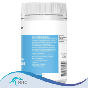 (PRE-ORDER) Healthy Care Fish Oil Mini Caps Odourless 200 Capsules