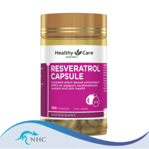 (PRE ORDER) Healthy Care Resveratrol 180 Capsules shelf life 2yrs