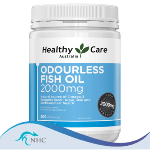 (PRE-ORDER) Healthy Care Odourless Fish Oil 2000mg 200 Capsules