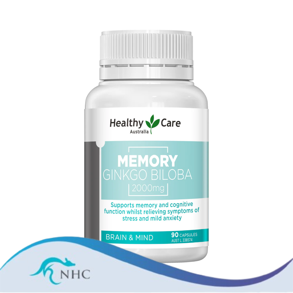 Healthy Care Memory Ginkgo Biloba 2000mg 90 Capsules