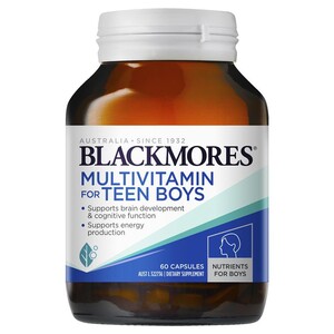 [PRE-ORDER] STRAIGHT FROM AUSTRALIA - Blackmores Multivitamin for Teen Boys 60 Capsules