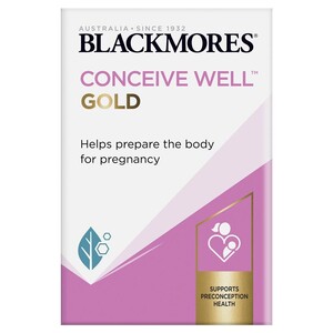 [PRE-ORDER] STRAIGHT FROM AUSTRALIA - Blackmores Conceive Well Gold Preconception Vitamin 28 Tablets & 28 Capsules