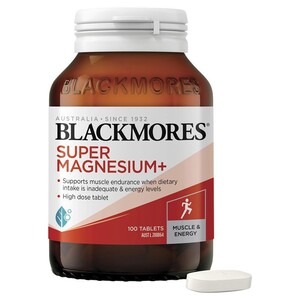 [PRE-ORDER] STRAIGHT FROM AUSTRALIA - Blackmores Super Magnesium+ Muscle Health Vitamin 100 Tablets