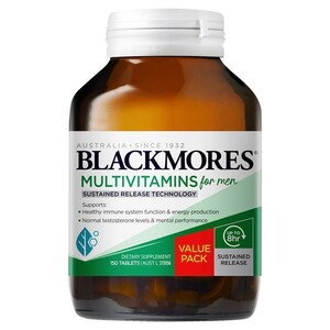[PRE-ORDER] STRAIGHT FROM AUSTRALIA - Blackmores Multivitamin For Men Sustained Release 150 Tablets