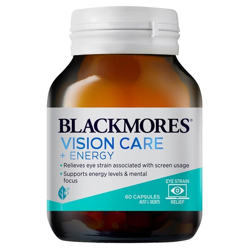 [PRE-ORDER] STRAIGHT FROM AUSTRALIA - Blackmores Vision Care + Energy 60 Capsules